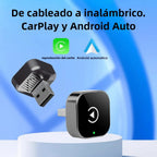 Adaptador Inalámbrico Carplay Android Auto 2 En 1 Usb Tipo C Gris Oscuro