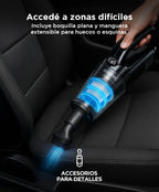 Aspiradora De Mano Portátil Gadnic 9000Pa Batería Duradera Auto y Hogar 120W